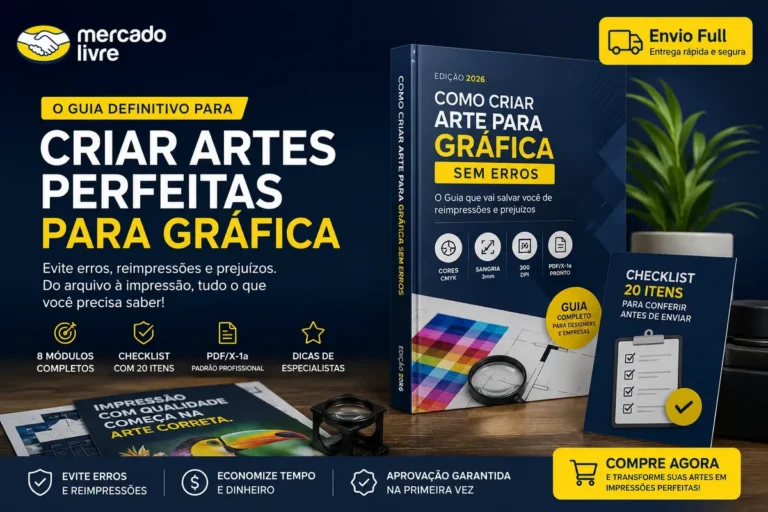 Guia De Arte Para Impressão + Checklist De 20 Itens